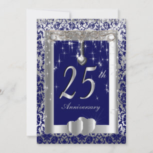 Invitation 25e anniversaire de mariage Texte DIY