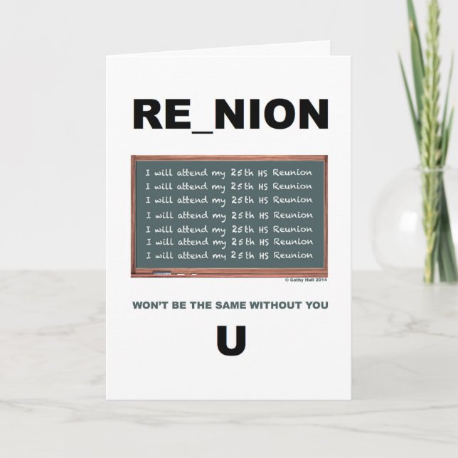 Invitation 25e Réunion (Devant)