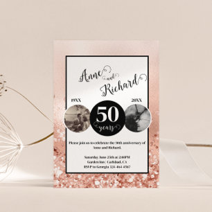 Invitation 2 Photo Alors et Maintenant N'IMPORTE QUELLE ANNÉE