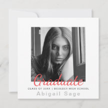 2 Photo Moderne Minimaliste Carré Graduation