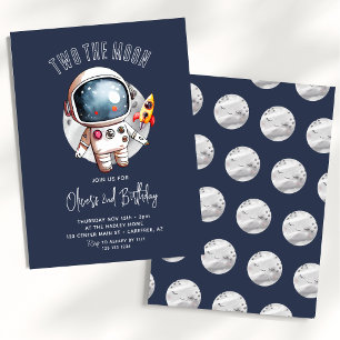 Invitation 2e anniversaire Two The Moon