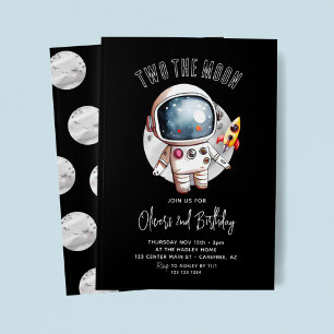 Invitation 2e anniversaire Two The Moon