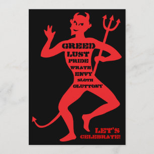 Invitation 30e anniversaire - Enfer d'une fête