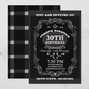 Invitation 30e ANNIVERSAIRE INVITATION, laboratoire de Whisky