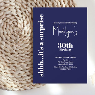 Invitation 30e anniversaire surpris de la marine moderne