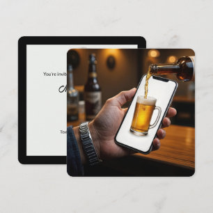 Invitation 30e fête d'anniversaire Beer Mug