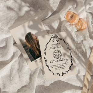 Invitation 30e Fête d'anniversaire de la coquette à main