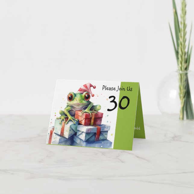 Invitation 30e Fête de la Grenouille Anniversaire casquette r (Devant)