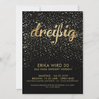 Invitation 30th Birthday "Party Decorations"