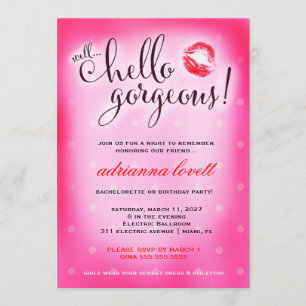 Invitation 311 Bonjour Gorgeous Party