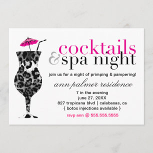 Invitation 311 Cocktails et Spas