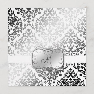 Invitation 311-Dazzling Damask Ours polaire