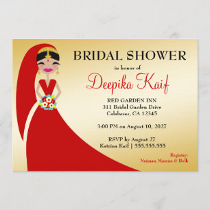 Invitation 311 Épouse de beauté indienne