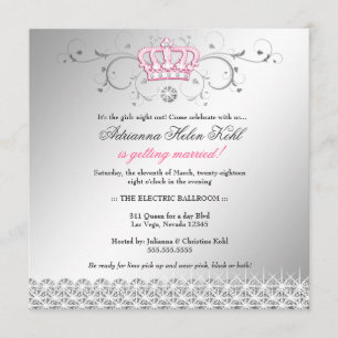 Invitation 311-Reine pour une journée  Faux Silver
