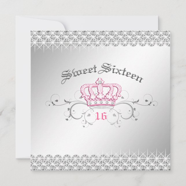 Invitation 311-Reine pour une journée | SWEET SIXTEEN (Devant)