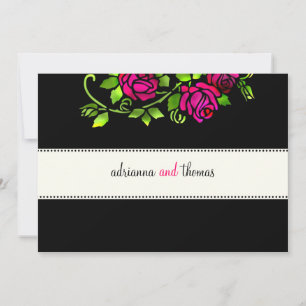 Invitation 311-Siren Vine  Rose chaud