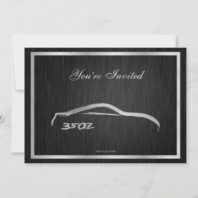 Invitation 350Z élégante (Devant)