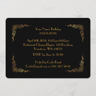 Invitation 39e,Invitation d'anniversaire,Numéro Diamant,Photo