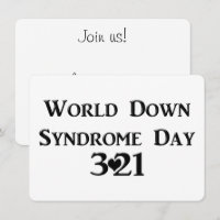 3-21 Journée mondiale du syndrome de Down