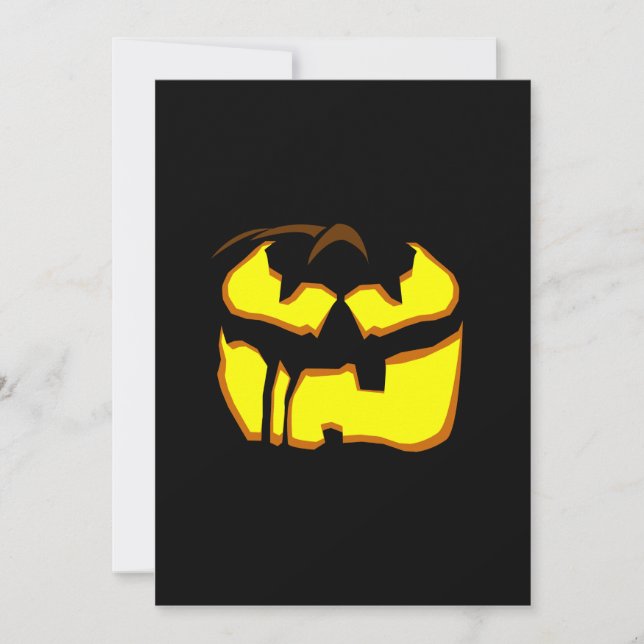 Invitation 3 de partie de Halloween (Devant)