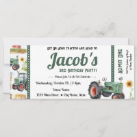 3e anniversaire Obtenez votre billet de tracteur