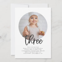 3ème anniversaire de la photo ronde