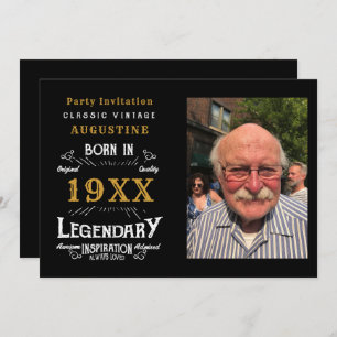 Invitation 40e anniversaire personnalisé