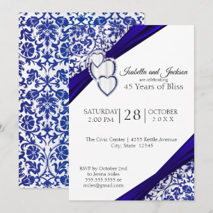 Invitation 45e / 65e Anniversaire de Saphir