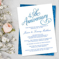 45e anniversaire du Mariage Sapphire