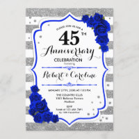45e anniversaire - Silver White Sapphire Blue