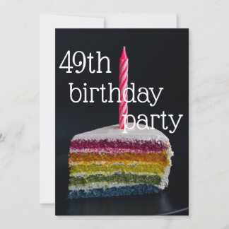 Invitation 49e anniversaire