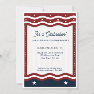 Invitation 4 juillet BBQ
