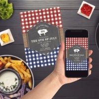 4 juillet BBQ Cochon Rouge Blanc Bleu