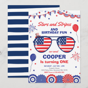 Invitation 4 juillet Étoiles Et Grèves Premier Anniversaire