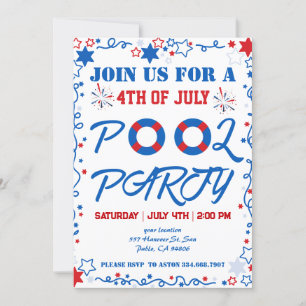 Invitation 4 juillet fête de l'indépendance