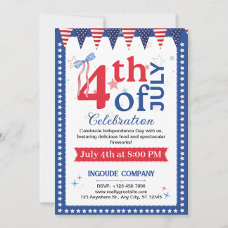 Invitation 4 juillet partie bloc