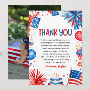 Invitation 4 juillet Patriotique Anniversaire