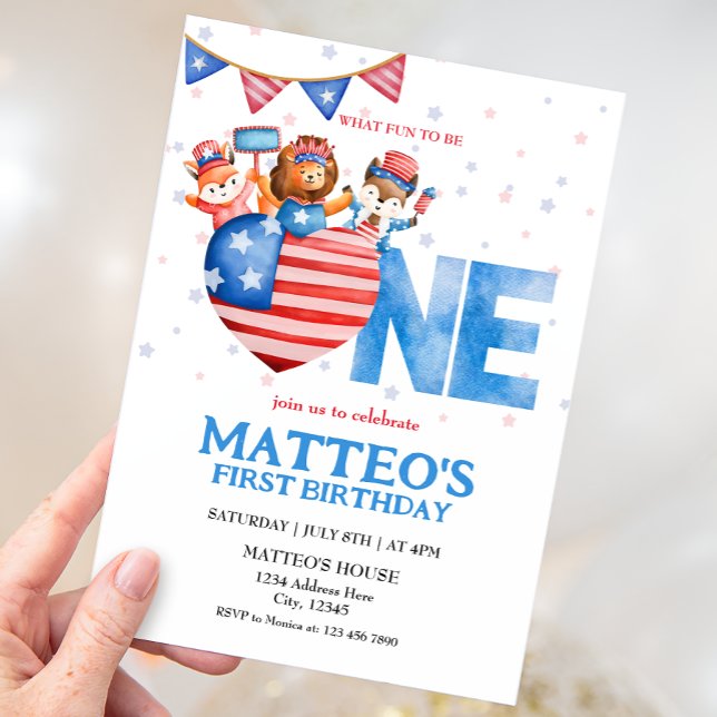 Invitation 4 juillet premier anniversaire (Créateur téléchargé)