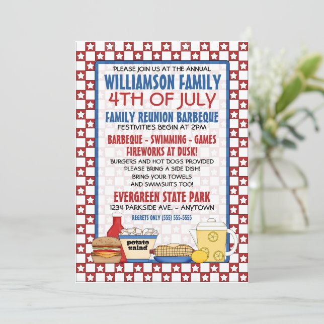 Invitation 4 juillet Réunion Familiale (Debout devant)