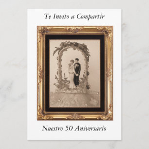 Invitation 50 anniversaire de Mariages
