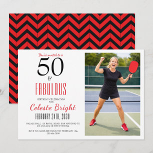 Invitation 50 ans et Fabuleux Carton d'invitation pour 50èm