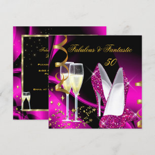 Invitation 50 ans Fantastiques Résumé Fabulux Anniversaire Ro