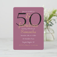50 et fabuleux orchidée d'or violet 50e anniversai