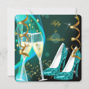 Invitation 50 & Fantastiques Fabuleuses Chaussures à Talons H