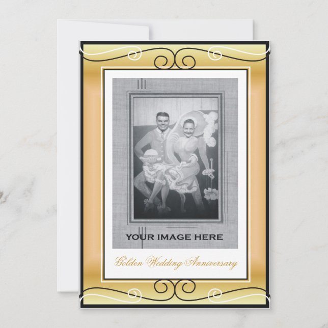 Invitation 50e anniversaire de mariage (Devant)