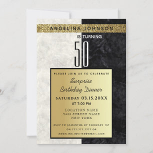 Invitation 50e anniversaire d'or