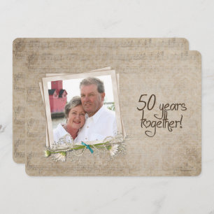 Invitation 50e anniversaire du Mariage