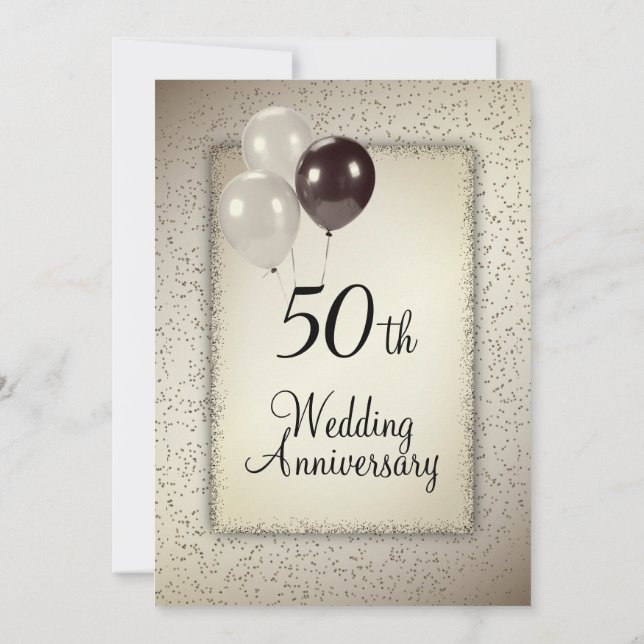Invitation 50e anniversaire du Mariage (Dos)