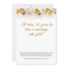 50e anniversaire du Mariage Ballons d'or