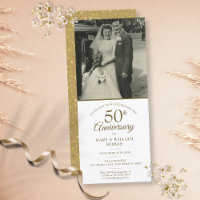 50e anniversaire du Mariage Gold Heart Confetti Ph